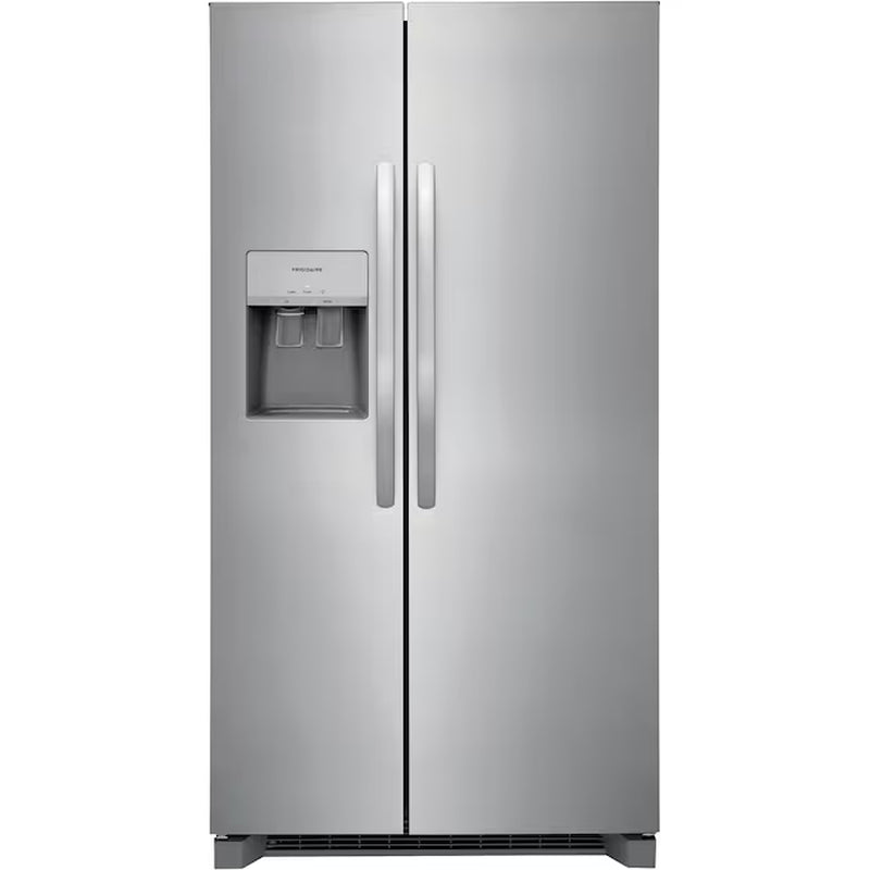 25.6-Cu Ft Side-By-Side Refrigerator with Ice Maker, Water and Ice Dispenser (Fingerprint Resistant Stainless Steel) ENERGY STAR