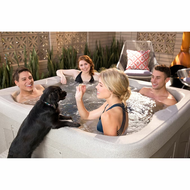 Spas 13 Jet 4 -Person Square Hot Tub (Cover Included)