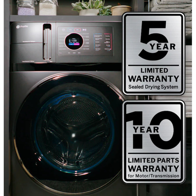 Profile 4.8-Cu Ft Capacity Carbon Graphite Ventless All-In-One Washer Dryer Combo (ENERGY STAR)