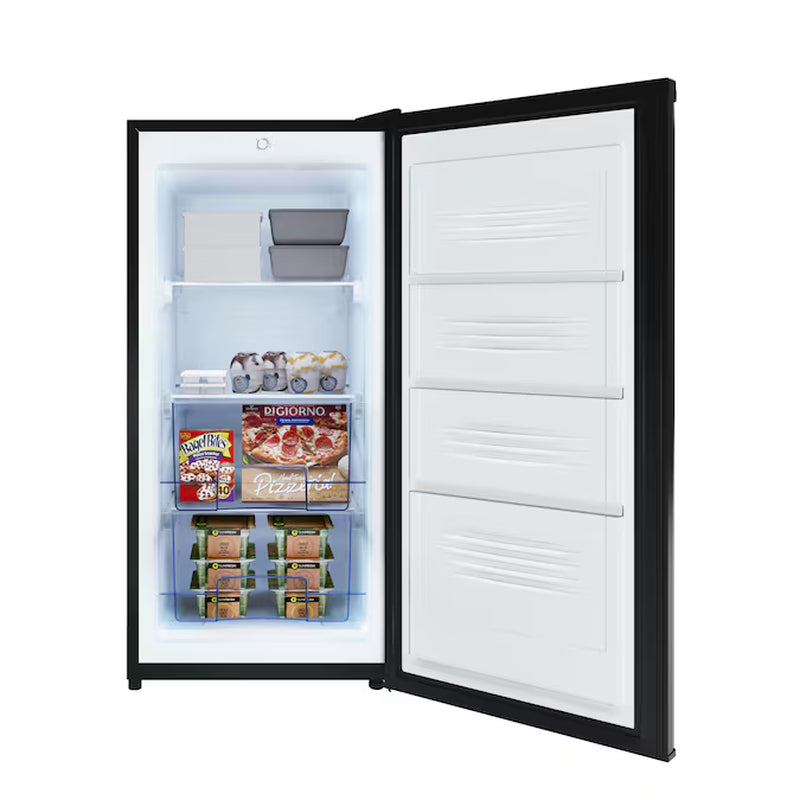 Convertible to Refrigerator 4.2-Cu. Feet Manual Upright Freezer ( Black )