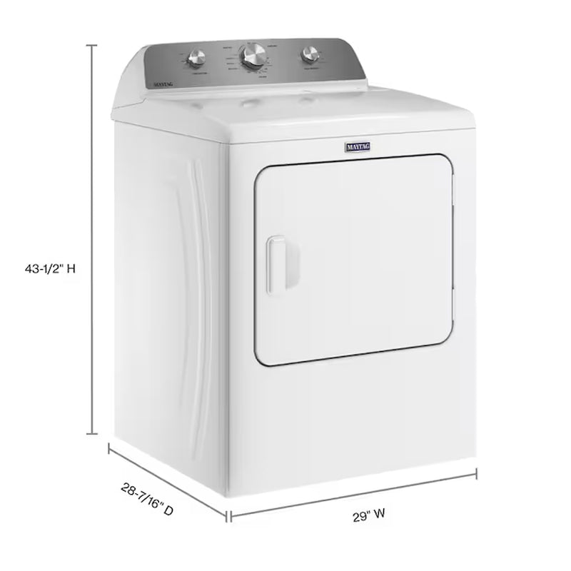 Wrinkle Prevent 7.0-Cu. Feet Vented Electric Dryer ( White )