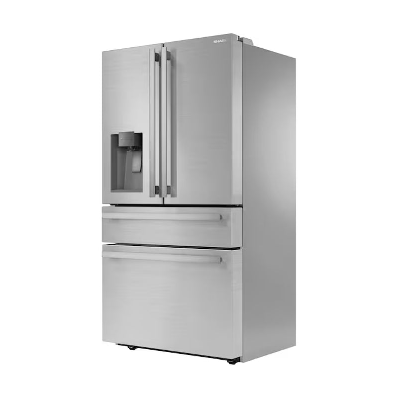 Counter-Depth 21.6-Cu. Feet 4 -Door French Door Refrigerator with Ice Maker with Water and Ice Dispenser ( Stainless Steel ) ENERGY STAR Certified