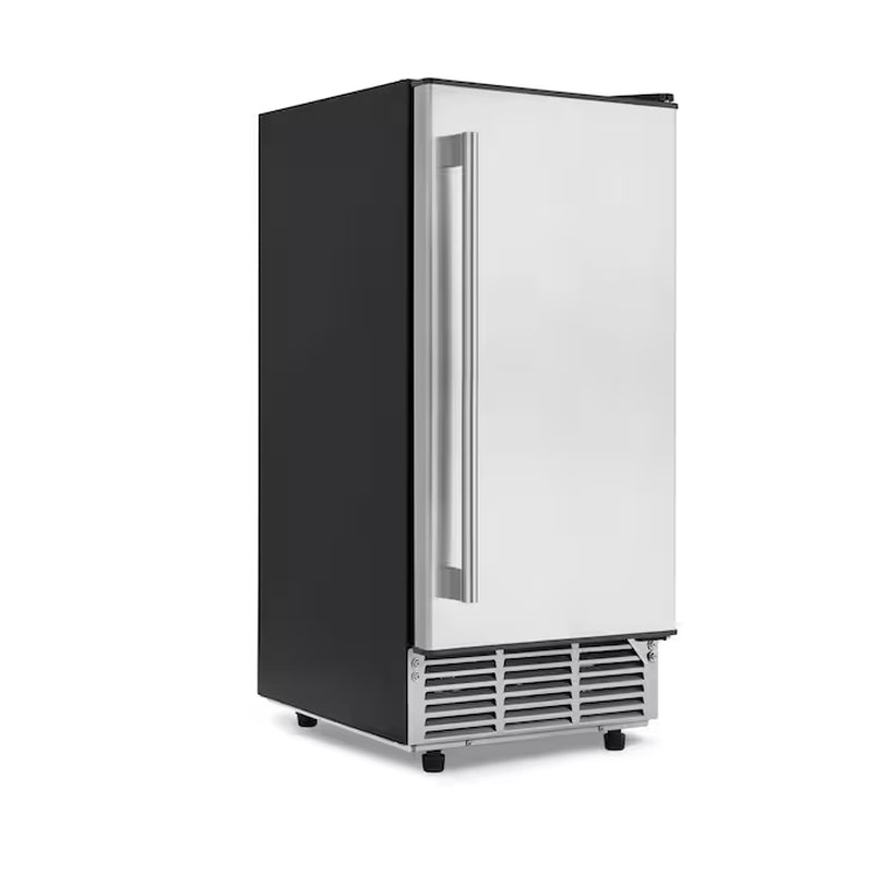 80-Lbs. Ice per Day Freestanding or Built-In Craft Ice Maker ( Stainless Steel )