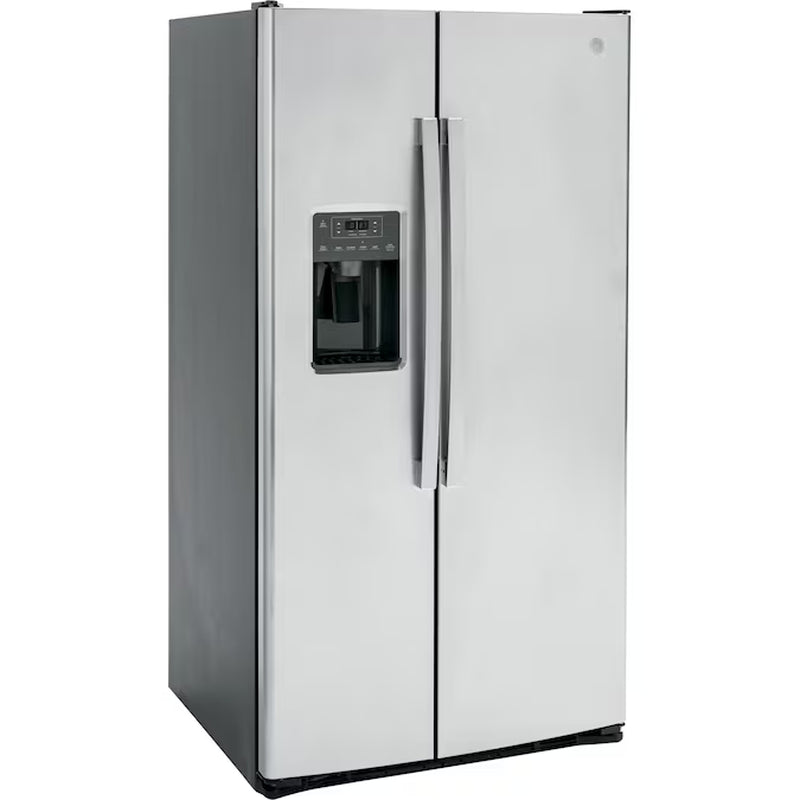 25.3-Cu Ft Side-By-Side Refrirator with Ice Maker, Water and Ice Dispenser (Stainless Steel)