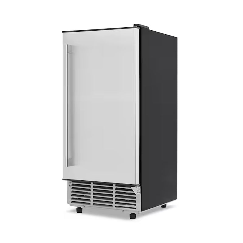 80-Lbs. Ice per Day Freestanding or Built-In Craft Ice Maker ( Stainless Steel )