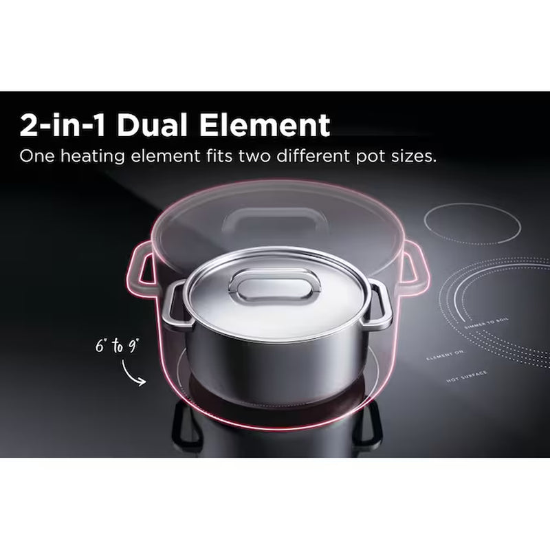 30-In Glass Top 5 Burners 5.3-Cu Ft Steam Cleaning Freestanding Electric Range (Fingerprint Resistant Stainless Steel)