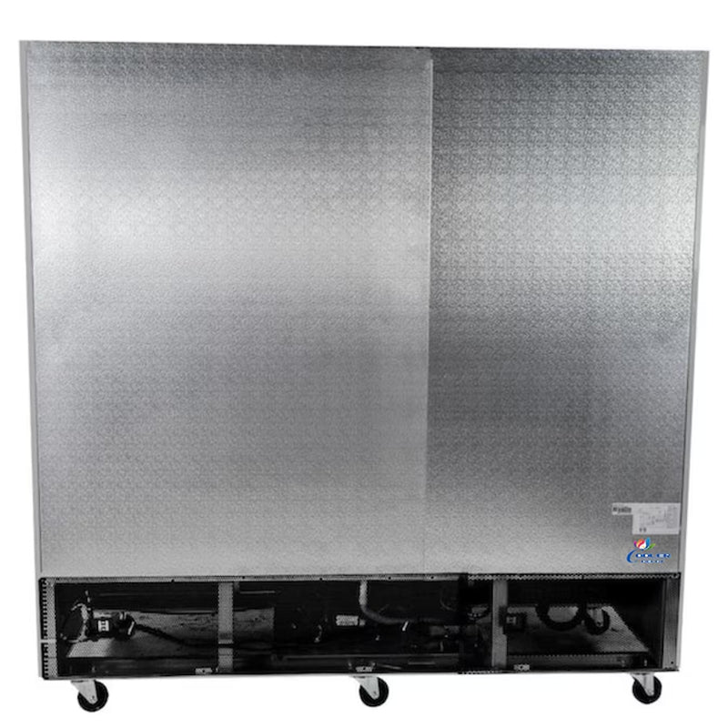 72-Cu. Feet Upright Frost-Free Commercial Freezer in Stainless Steel