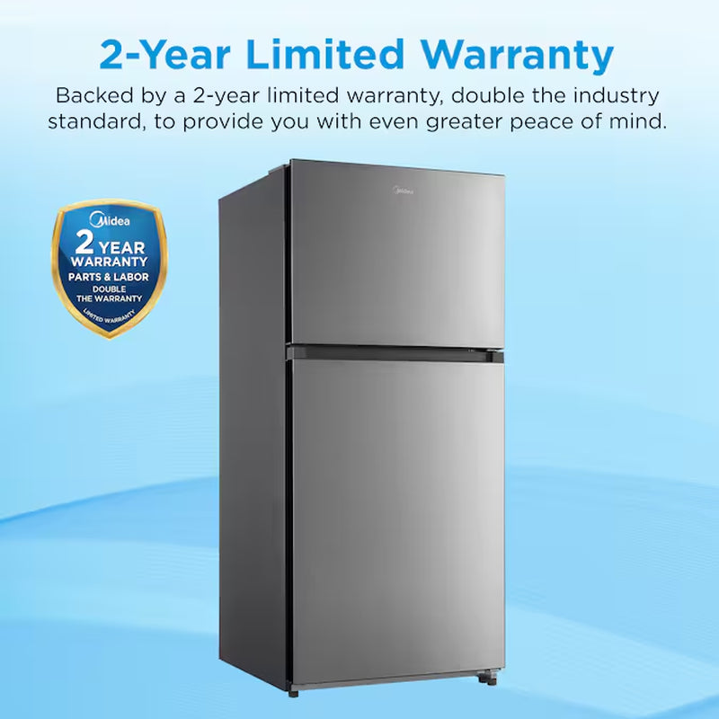 Fingerprint Resistant 18.1-Cu Ft Top-Freezer Refrigerator (Stainless Steel) Garage Ready ENERGY STAR