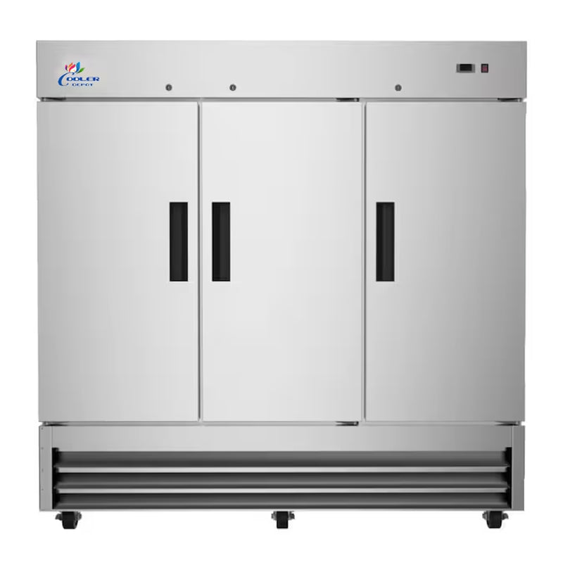 72-Cu. Feet Upright Frost-Free Commercial Freezer in Stainless Steel