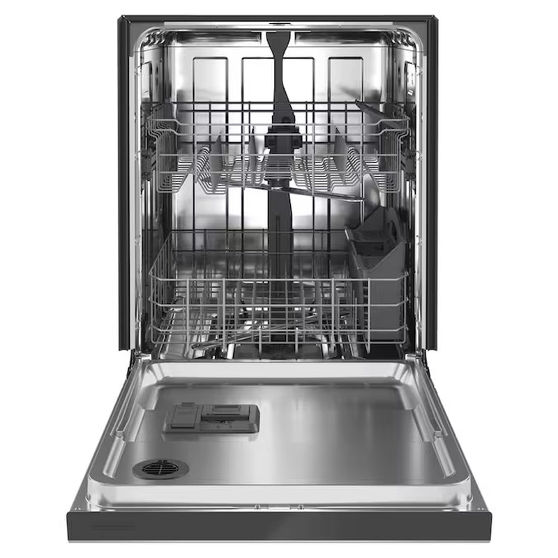 Dual Power Filtration 24 Inch Front Control Built-In Dishwasher ( Fingerprint Resistant Stainless Steel ) 50-Decibels Very Quiet Sound Level