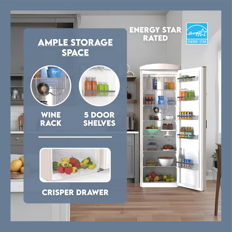 11.12-Cu. Feet Freezerless Refrigerator ( Cream ) ENERGY STAR