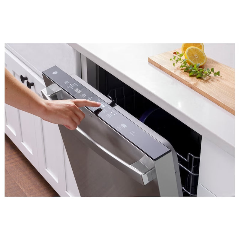 Dry Boost 24 Inch Top Control Built-In Dishwasher with Third Rack ( Finrprint-Resistant Stainless Steel ) ENERGY STAR Certified 50-Decibels Very Quiet Sound Level