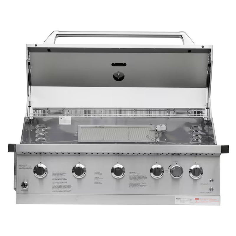 Ls Stainless Steel 5 -Burner Infrared Built-In Grill