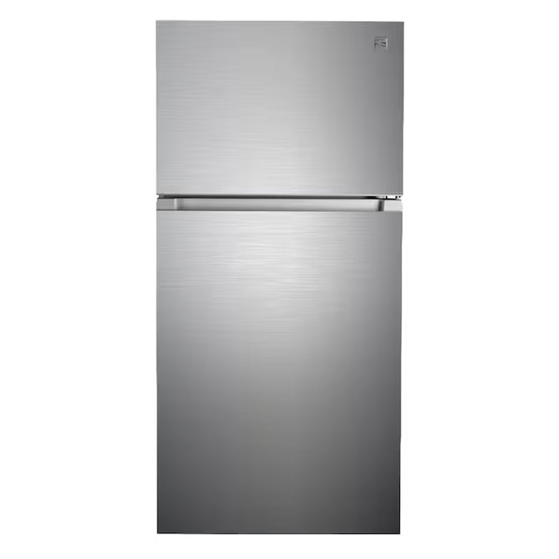 18.1-Cu Ft Top-Freezer Refrigerator with Ice Maker (Black) ENERGY STAR