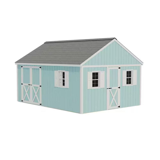 Fairview 12 Ft. X 16 Ft. Wood Storage Shed Kit