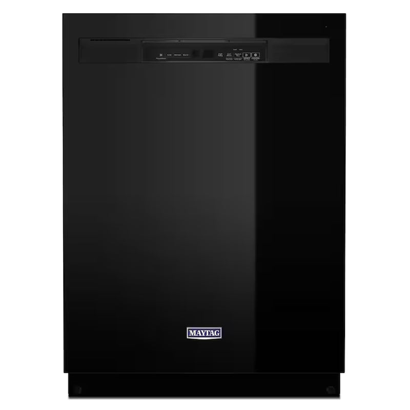 Dual Power Filtration 24 Inch Front Control Built-In Dishwasher ( Fingerprint Resistant Stainless Steel ) 50-Decibels Very Quiet Sound Level