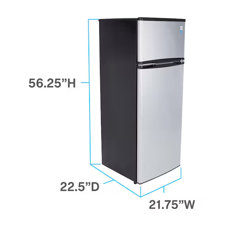 7.3-Cu Ft Counter-Depth Top-Freezer Refrigerator (Stainless Steel) ENERGY STAR