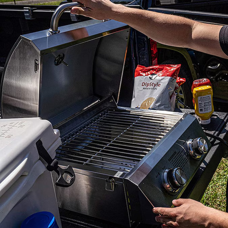 Stainless Steel 2-Burner Liquid Propane Gas Grill