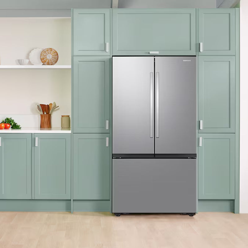 Standard-Depth Mega Capacity 31.5-Cu. Feet 3 -Door Smart Compatible French Door Refrigerator with Dual Ice Maker ( Fingerprint Resistant Stainless Steel ) ENERGY STAR Certified