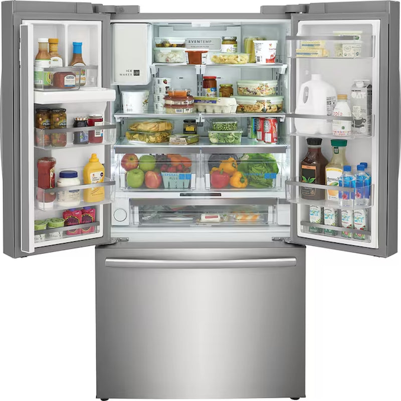 Gallery Counter-Depth 22.6-Cu. Feet 3 -Door French Door Refrigerator with Dual Ice Maker with Water and Ice Dispenser ( Fingerprint Resistant Stainless Steel ) ENERGY STAR Certified