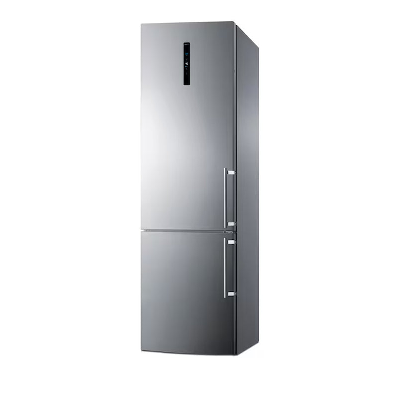 11.7-Cu. Feet Counter-Depth Bottom-Freezer Refrigerator Stainless Steel Doors and Gray Cabinet ) ENERGY STAR Certified