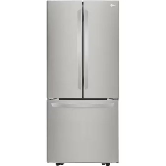 Standard-Depth 21.8-Cu. Feet 3 -Door French Door Refrigerator with Ice Maker ( Stainless Steel )