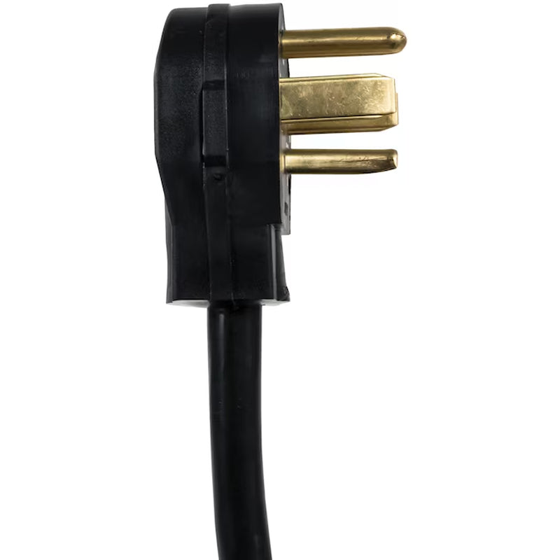 4-Ft 30 -Amp 4 -Prong Black Dryer Appliance Power Cord