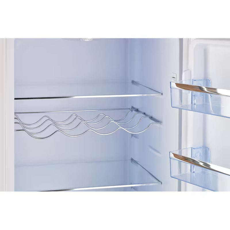 Off-Grid 10.0-Cu. Feet Counter-Depth Bottom-Freezer Refrigerator Marshmallow White )