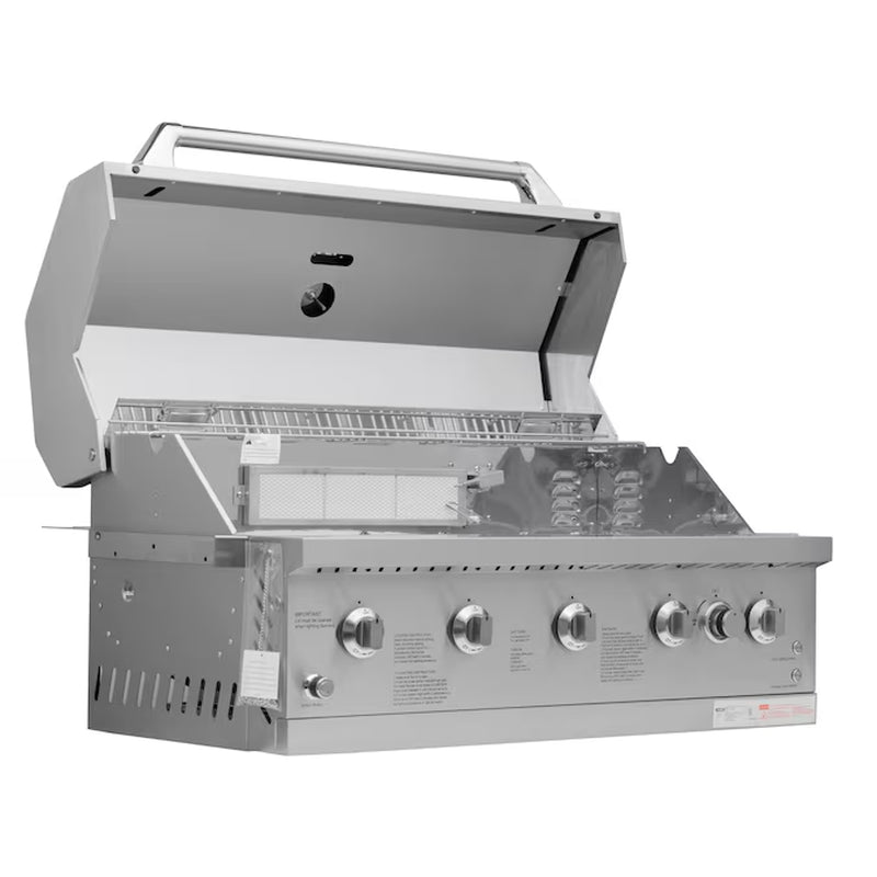 Ls Stainless Steel 5 -Burner Infrared Built-In Grill