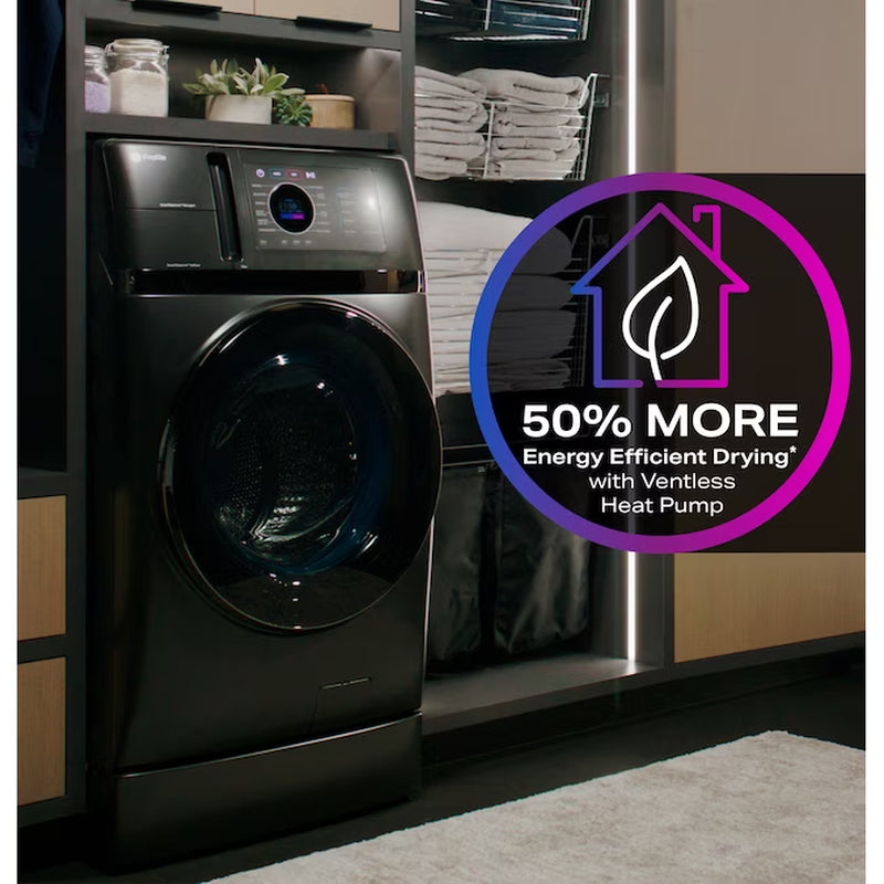 Profile 4.8-Cu Ft Capacity Carbon Graphite Ventless All-In-One Washer Dryer Combo (ENERGY STAR)