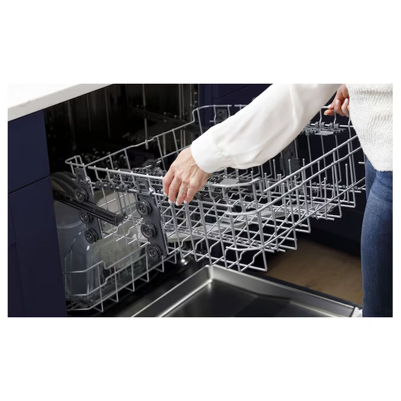 Dry Boost 24 Inch Top Control Built-In Dishwasher with Third Rack ( Finrprint-Resistant Stainless Steel ) ENERGY STAR Certified 50-Decibels Very Quiet Sound Level