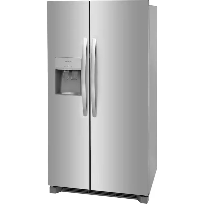 25.6-Cu Ft Side-By-Side Refrigerator with Ice Maker, Water and Ice Dispenser (Fingerprint Resistant Stainless Steel) ENERGY STAR