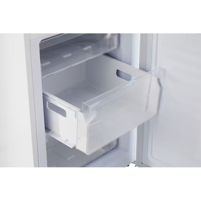 Off-Grid 10.0-Cu. Feet Counter-Depth Bottom-Freezer Refrigerator Marshmallow White )