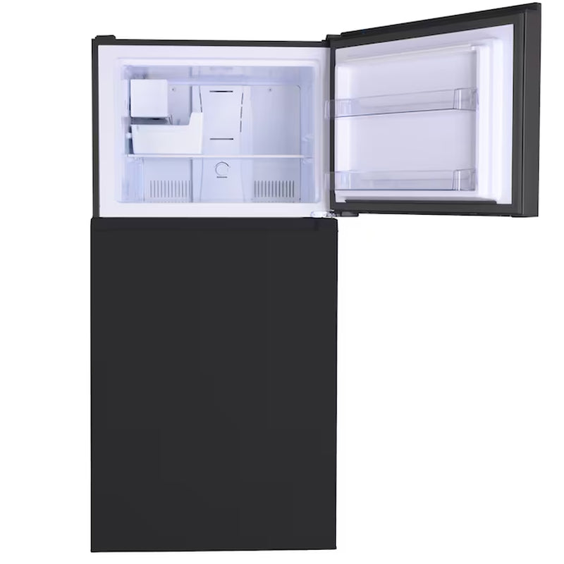 18.1-Cu Ft Top-Freezer Refrigerator with Ice Maker (Black) ENERGY STAR