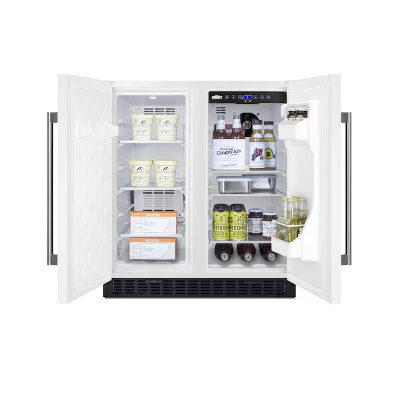 5.4-Cu. Feet Built-In Mini Fridge with Freezer ( White )