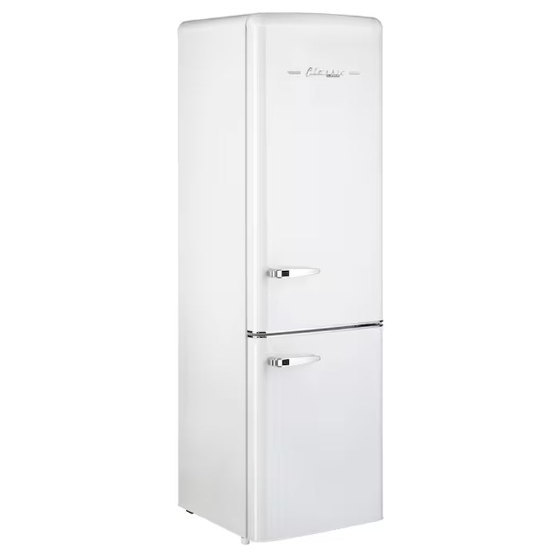 Off-Grid 10.0-Cu. Feet Counter-Depth Bottom-Freezer Refrigerator Marshmallow White )