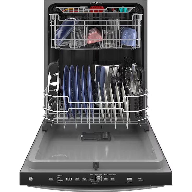 Dry Boost 24 Inch Top Control Built-In Dishwasher with Third Rack ( Finrprint-Resistant Stainless Steel ) ENERGY STAR Certified 50-Decibels Very Quiet Sound Level