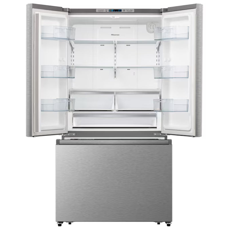 Pureflat Standard-Depth 26.6-Cu. Feet 3 -Door French Door Refrigerator with Ice Maker with Water Dispenser ( Fingerprint Resistant Stainless Steel ) ENERGY STAR Certified