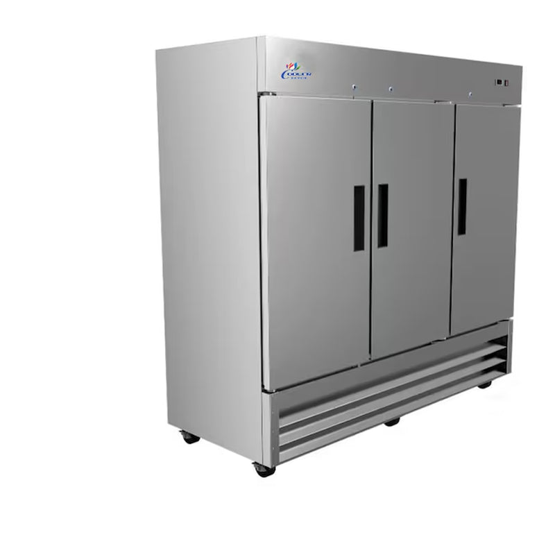 72-Cu. Feet Upright Frost-Free Commercial Freezer in Stainless Steel