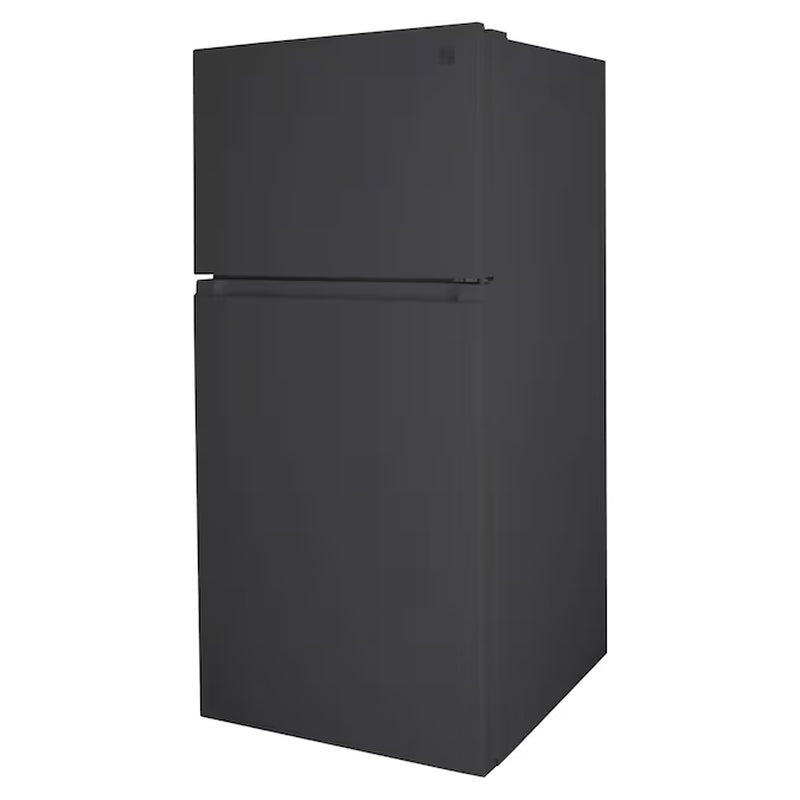 18.1-Cu Ft Top-Freezer Refrigerator with Ice Maker (Black) ENERGY STAR