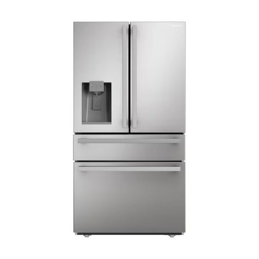 Counter-Depth 21.6-Cu. Feet 4 -Door French Door Refrigerator with Ice Maker with Water and Ice Dispenser ( Stainless Steel ) ENERGY STAR Certified