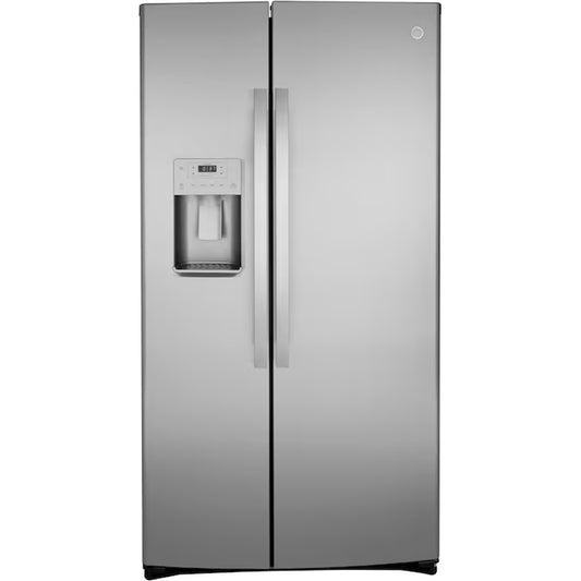 25.1-Cu Ft Side-By-Side Refrirator with Ice Maker, Water and Ice Dispenser (Stainless Steel)