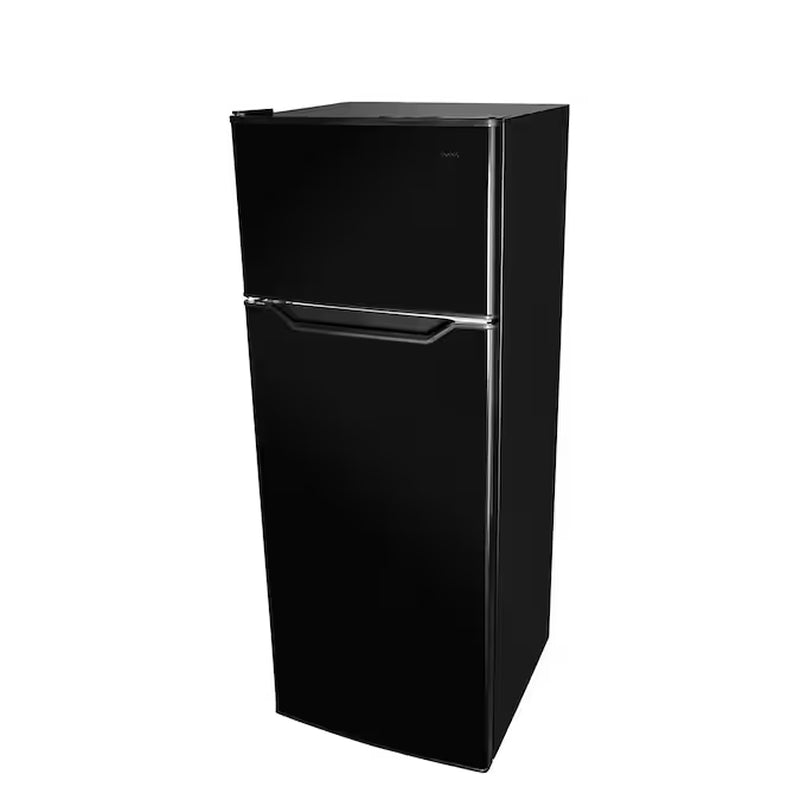 7.4-Cu Ft Counter-Depth Top-Freezer Refrigerator (Black) ENERGY STAR