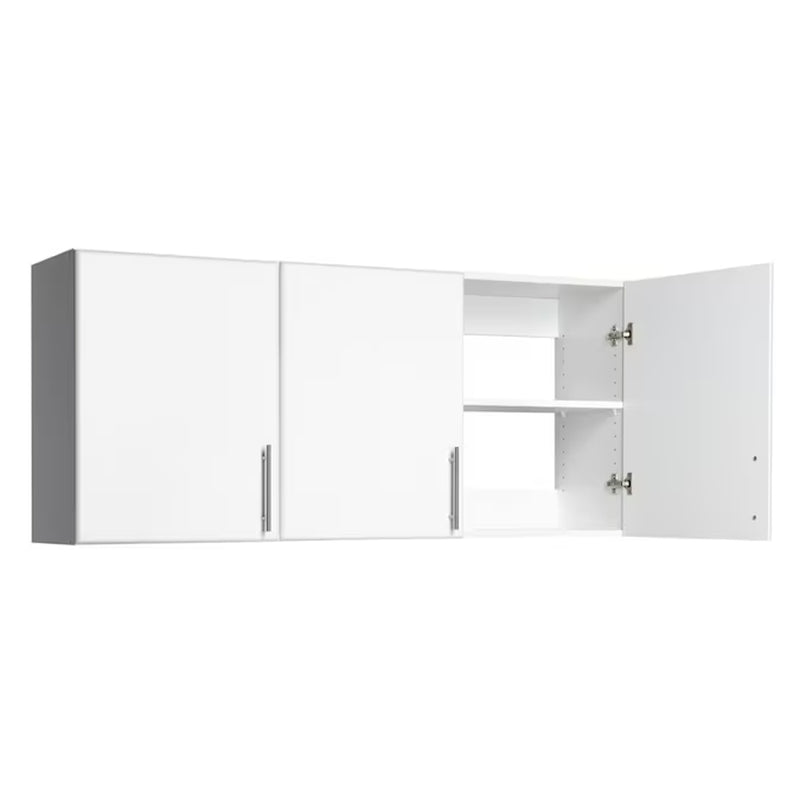 Elite 54-Inches W X 24-Inches H Wood Composite White Wall-Mount Utility Storage Cabinet