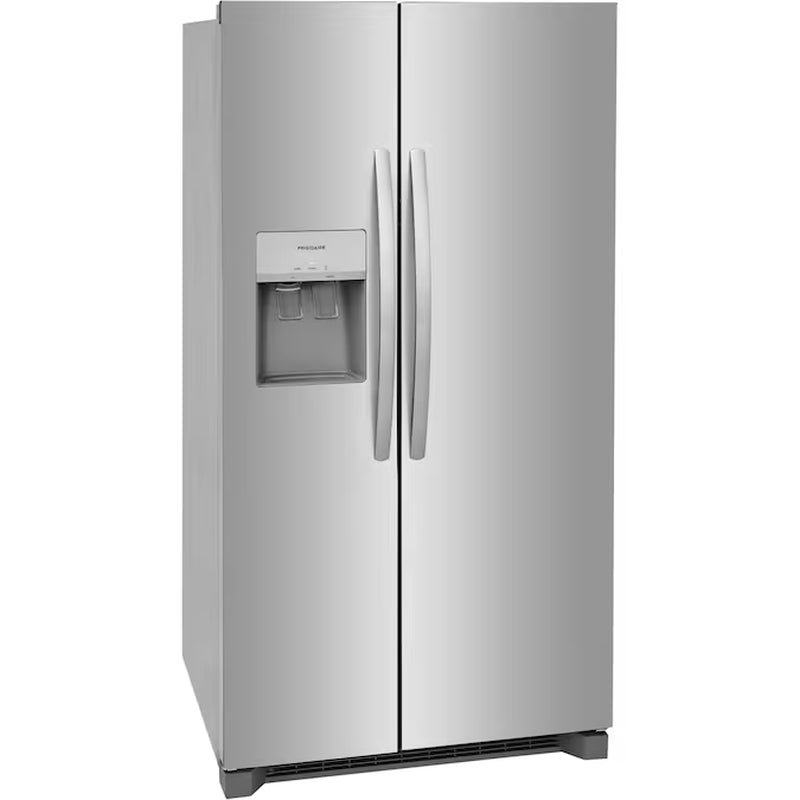 25.6-Cu Ft Side-By-Side Refrigerator with Ice Maker, Water and Ice Dispenser (Fingerprint Resistant Stainless Steel) ENERGY STAR