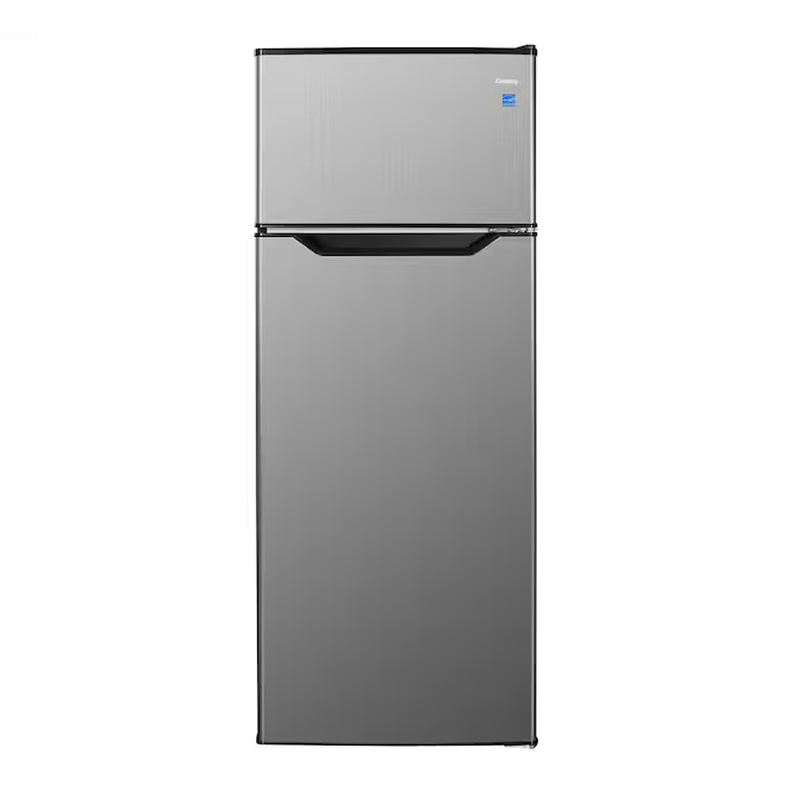 7.4-Cu Ft Counter-Depth Top-Freezer Refrigerator (Black) ENERGY STAR