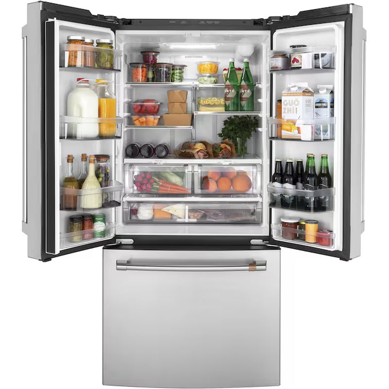 Counter-Depth 18.6-Cu. Feet 3 -Door French Door Refrigerator with Ice Maker with Water Dispenser ( Stainless Steel ) ENERGY STAR Certified