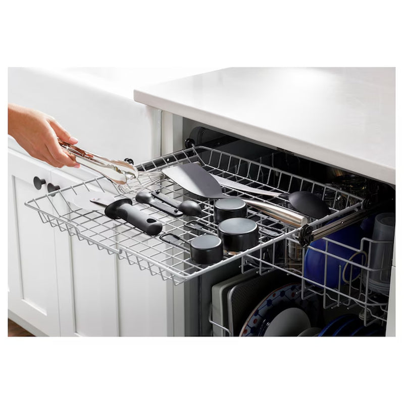 Dry Boost 24 Inch Top Control Built-In Dishwasher with Third Rack ( Finrprint-Resistant Stainless Steel ) ENERGY STAR Certified 50-Decibels Very Quiet Sound Level