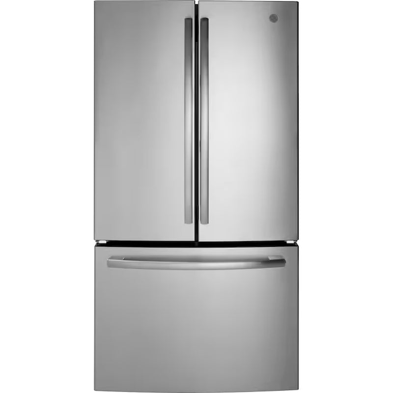 Standard-Depth 27-Cu. Feet 3 -Door French Door Refrirator with Ice Maker with Water Dispenser ( Finrprint-Resistant Stainless Steel ) ENERGY STAR Certified