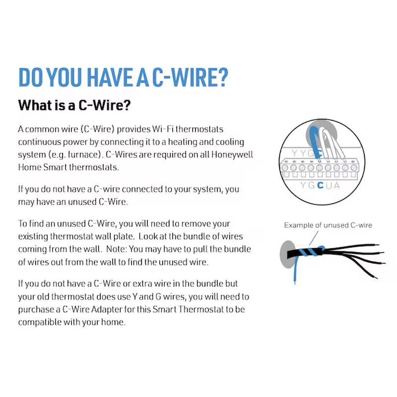 White Thermostat with Wi-Fi Compatibility